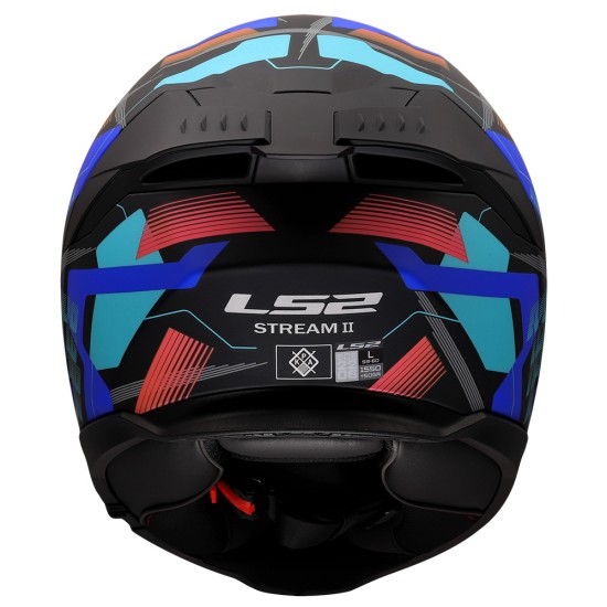 Casco integral LS2 FF808 Stream EVO II MIKA Matt Black Blue - Micasco.es - Tu tienda de cascos de moto