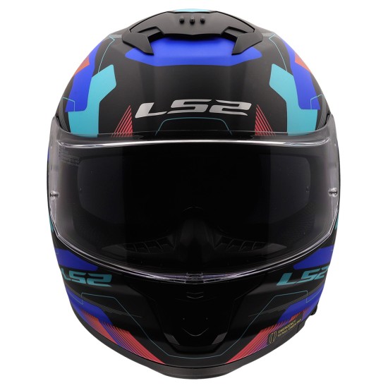 Casco integral LS2 FF808 Stream EVO II MIKA Matt Black Blue - Micasco.es - Tu tienda de cascos de moto