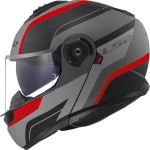 Casco modular LS2 FF908 Strobe II MONZA Matt Black Grey Red - Micasco.es - Tu tienda de cascos de moto