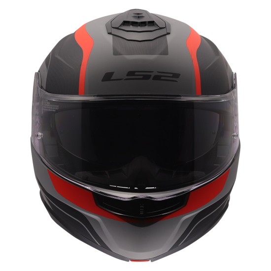 Casco modular LS2 FF908 Strobe II MONZA Matt Black Grey Red - Micasco.es - Tu tienda de cascos de moto