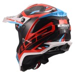 LS2 Subverter EVO II STOMP Gloss White Blue - Micasco.es - Tu tienda de cascos de moto