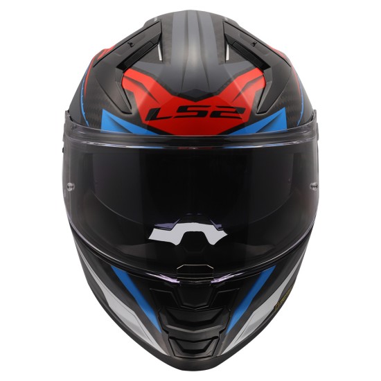 Casco integral LS2 FF811 VECTOR II Carbon SAVAGE Gloss White Blue Red - Micasco.es - Tu tienda de cascos de moto