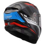 Casco integral LS2 FF811 VECTOR II Carbon SAVAGE Gloss White Blue Red - Micasco.es - Tu tienda de cascos de moto