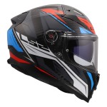 Casco integral LS2 FF811 VECTOR II Carbon SAVAGE Gloss White Blue Red - Micasco.es - Tu tienda de cascos de moto