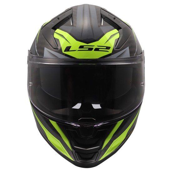 Casco integral LS2 FF811 VECTOR II Carbon SAVAGE Gloss H-V Yellow - Micasco.es - Tu tienda de cascos de moto