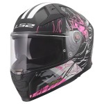 Casco integral LS2 FF811 DARFLO Matt Black Pink - Micasco.es - Tu tienda de cascos de moto