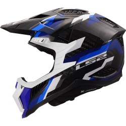 LS2 MX703 X-Force Carbon PHANTOM Gloss Blue White LS2 MX703 X-Force Carbon PHANTOM Gloss Blue White