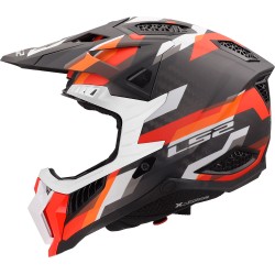 LS2 MX703 X-Force Carbon PHANTOM Matt Orange Red LS2 MX703 X-Force Carbon PHANTOM Matt Orange Red
