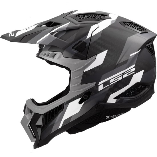 LS2 MX703 X-Force Carbon PHANTOM Matt Black Grey - Micasco.es LS2 MX703 X-Force Carbon PHANTOM Matt Black Grey - Micasco.es - Tu tienda de cascos de moto