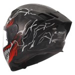 Casco integral LS2 FF807 DRAGON INCUBUS Gloss White Red - Micasco.es - Tu tienda de cascos de moto