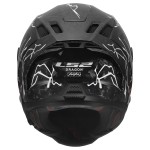 Casco integral LS2 FF807 DRAGON INCUBUS Gloss White Red - Micasco.es - Tu tienda de cascos de moto