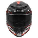 Casco integral LS2 FF807 DRAGON INCUBUS Gloss White Red - Micasco.es - Tu tienda de cascos de moto