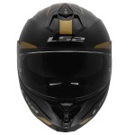 LS2 FF817 CHALLENGER II ESSENTIAL Gloss Black Gold - Micasco.es - Tu tienda de cascos de moto