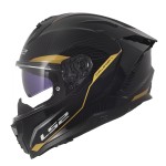 LS2 FF817 CHALLENGER II ESSENTIAL Gloss Black Gold - Micasco.es - Tu tienda de cascos de moto