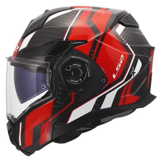 LS2 FF901 ADVANT X CARBON DYNAMIC Gloss Red - Micasco.es LS2 FF901 ADVANT X CARBON DYNAMIC Gloss Red - Micasco.es - Tu tienda de cascos de moto
