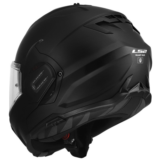 LS2 VALIANT GEAR Black Matt - Micasco.es - Tu tienda de cascos de moto