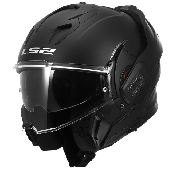 LS2 VALIANT GEAR Black Matt - Micasco.es - Tu tienda de cascos de moto