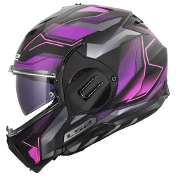 LS2 VALIANT GEAR ERVION Matt Purple
