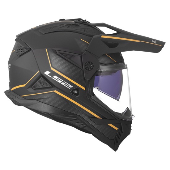 LS2 MX702 Pioneer II ATRON Matt Black Orange - Micasco.es - Tu tienda de cascos de moto