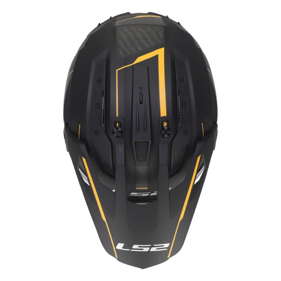 LS2 MX702 Pioneer II ATRON Matt Black Orange - Micasco.es - Tu tienda de cascos de moto