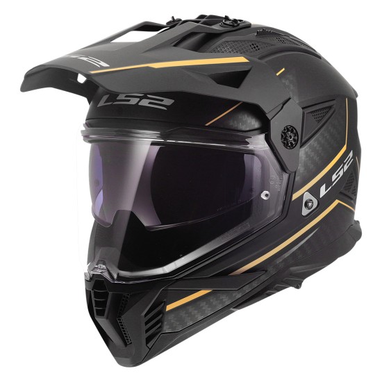 LS2 MX702 Pioneer II ATRON Matt Black Orange - Micasco.es - Tu tienda de cascos de moto