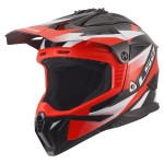 LS2 MX708 FAST II FORT Gloss Black Red - Micasco.es - Tu tienda de cascos de moto