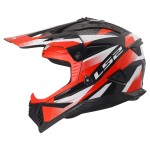 LS2 MX708 FAST II FORT Gloss Black Red - Micasco.es - Tu tienda de cascos de moto