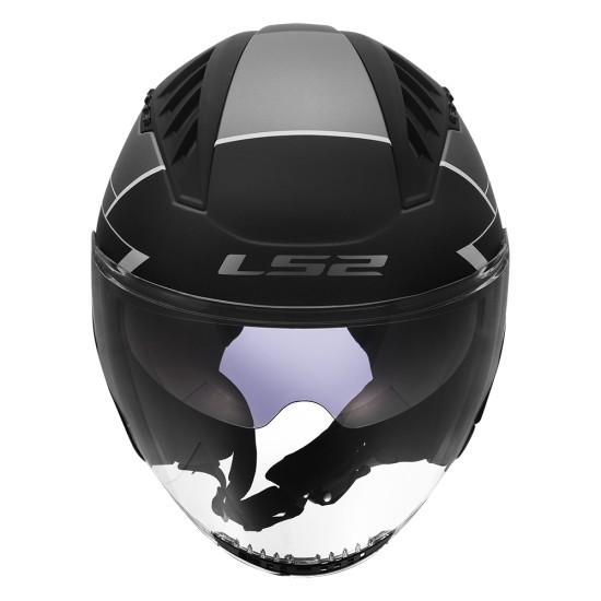 Casco jet LS2 OF600 Copter II Tango Matt Grey - Micasco.es - Tu tienda de cascos de moto