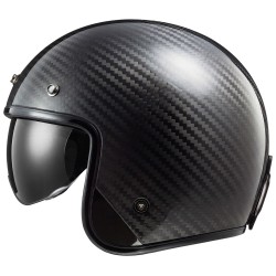 Casco jet LS2 OF601 BOB II Carbon Gloss
