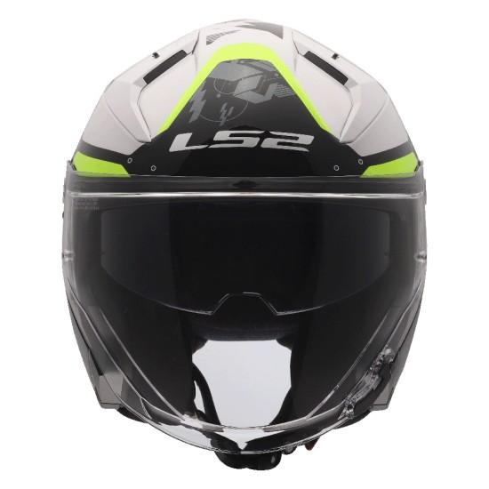 LS2 OF603 INFINITY II Nightline Gloss HV Yellow - Micasco.es - Tu tienda de cascos de moto