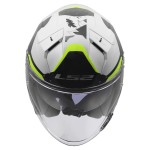 LS2 OF603 INFINITY II Nightline Gloss HV Yellow - Micasco.es - Tu tienda de cascos de moto