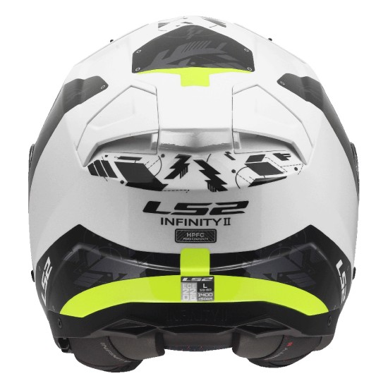 LS2 OF603 INFINITY II Nightline Gloss HV Yellow - Micasco.es - Tu tienda de cascos de moto