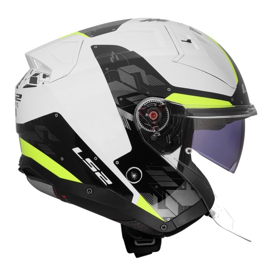 LS2 OF603 INFINITY II Nightline Gloss HV Yellow - Micasco.es LS2 OF603 INFINITY II Nightline Gloss HV Yellow - Micasco.es - Tu tienda de cascos de moto