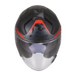 LS2 OF603 INFINITY II Nightline Matt Grey Red - Micasco.es - Tu tienda de cascos de moto