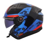 LS2 OF603 INFINITY II Nightline Gloss Blue Red - Micasco.es - Tu tienda de cascos de moto