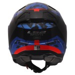 LS2 OF603 INFINITY II Nightline Gloss Blue Red - Micasco.es - Tu tienda de cascos de moto