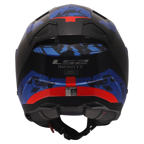 LS2 OF603 INFINITY II Nightline Gloss Blue Red - Micasco.es - Tu tienda de cascos de moto