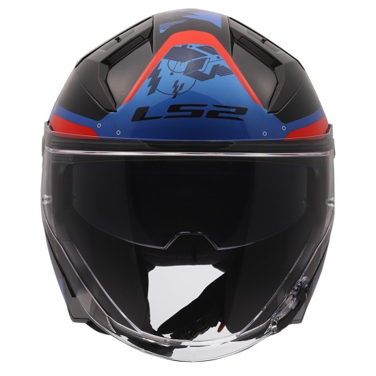 LS2 OF603 INFINITY II Nightline Gloss Blue Red - Micasco.es - Tu tienda de cascos de moto