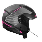 Casco jet LS2 OF616 Airflow II SOLAR Matt Grey Pink - Micasco.es - Tu tienda de cascos de moto