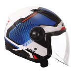 Casco jet LS2 OF616 Airflow II SOLAR Gloss White Blue Red - Micasco.es Casco jet LS2 OF616 Airflow II SOLAR Gloss White Blue Red - Micasco.es - Tu tienda de cascos de moto