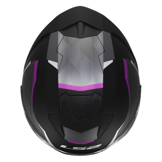 Casco LS2 OF618 VERSO II AIR Matt Black Purple - Micasco.es - Tu tienda de cascos de moto