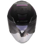 Casco LS2 OF618 VERSO II AIR Matt Black Purple - Micasco.es - Tu tienda de cascos de moto