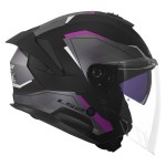 Casco LS2 OF618 VERSO II AIR Matt Black Purple - Micasco.es - Tu tienda de cascos de moto