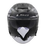Casco LS2 OF618 VERSO II VENTUR Gloss Grey