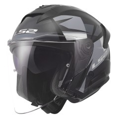 Casco LS2 OF618 VERSO II VENTUR Gloss Grey