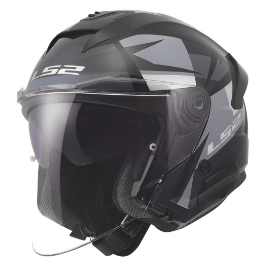 Casco LS2 OF618 VERSO II VENTUR Gloss Grey