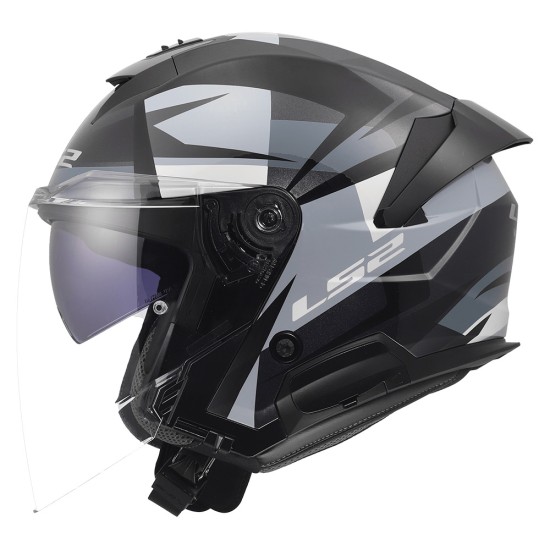 Casco LS2 OF618 VERSO II VENTUR Gloss Grey