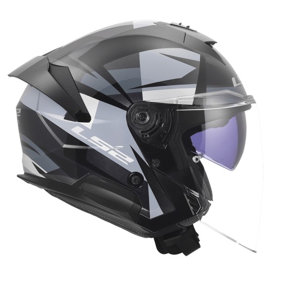 Casco LS2 OF618 VERSO II VENTUR Gloss Grey