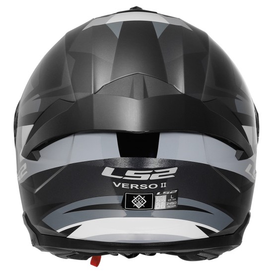 Casco LS2 OF618 VERSO II VENTUR Gloss Grey