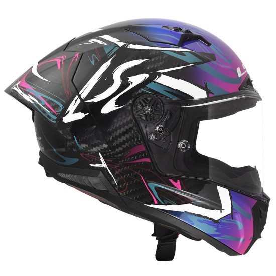 LS2 GP DRIFT Gloss Blue Purple - Micasco.es - Tu tienda de cascos de moto